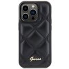Guess GUHCP15LPSQSQSK iPhone 15 Pro 6.1 czarny/black hardcase Quilted Metal Logo