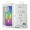 Guess GUHMP15LHITSK iPhone 15 Pro 6.1 wielokolorowy/rainbow hardcase IML Iridescent MagSafe