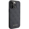 Guess GUHCP15XG4GFGR iPhone 15 Pro Max 6.7 szary/grey hard case 4G Metal Gold Logo