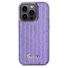 Guess GUHCN61PSFDGSU iPhone 11 / Xr 6.1 fioletowy/purple hardcase Sequin Script Metal