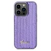 Guess GUHCP14LPSFDGSU iPhone 14 Pro 6.1 fioletowy/purple hardcase Sequin Script Metal