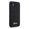 Guess GUHCN61PMSDGSK iPhone 11 / Xr 6.1 czarny/black hardcase Disco Metal Script