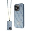 Guess GUHCP14XP4TDSCPB iPhone 14 Pro Max 6.7 niebieski/blue hardcase Crossbody 4G Metal Logo