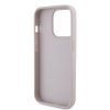 Guess GUHCP15LP4TDPP iPhone 15 Pro 6.1 różowy/pink hardcase Leather 4G Triangle Strass
