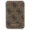 Zestaw Guess GUBPM5P15X4GEMGW iPhone15 Pro Max 6.7 hardcase + Powerbank 5000mAh MagSafe brązowy/brown 4G Metal Logo