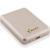 Guess Powerbank indukcyjny 15WGUPBM5ALGSGD 5000mAh złoty/gold MagSafe Metal Script Logo