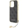 Guess GUHCP15LGF4GGR iPhone 15 Pro 6.1 szary/grey hardcase 4G Charms Collection