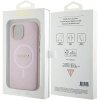 Guess GUHMP15MPSAHMCP iPhone 15 Plus / 14 Plus 6.7 różowy/pink hardcase Saffiano MagSafe