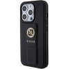 Guess GUHCP15XPGSSADK iPhone 15 Pro Max 6.7 czarny/black hardcase Grip Stand 4G Saffiano Strass