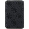 Guess Powerbank indukcyjny 15WGUPB5FP4EMGK 5000mAh czarny/black 4G Leather Metal Logo MagSafe