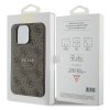 Guess GUHMP13LG4GFRW iPhone 13 Pro / 13 6.1 brązowy/brown hardcase 4G Collection Leather Metal Logo MagSafe