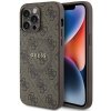 Guess GUHMP13XG4GFRW iPhone 13 Pro Max 6.7 brązowy/brown hardcase 4G Collection Leather Metal Logo MagSafe