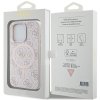 Guess GUHMP14XG4GFRP iPhone 14 Pro Max 6.7 różowy/pink hardcase 4G Collection Leather Metal Logo MagSafe