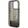 Guess GUHCP15XLFCSEGK iPhone 15 Pro Max 6.7 czarny/black hardcase Liquid Glitter Gold Stripes