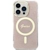 Guess GUHMP15XH4STP iPhone 15 Pro Max 6.7 rózowy/pink hardcase IML 4G MagSafe