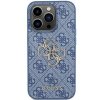 Guess GUHCP15L4GMGBL iPhone 15 Pro 6.1 niebieski/blue hardcase 4G Big Metal Logo
