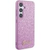 Guess GUHCS24MHGGSHU S24+ S926 fioletowy/purple hardcase Glitter Script
