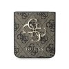 Guess GUHCZF64GMGBR Z Flip6 F741brązowy/brown Leather 4G Metal Logo