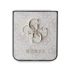 Guess GUHCZF64GMGPI Z Flip6 F741różowy/pink Leather 4G Metal Logo