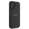 Guess GUHMP16MPGHSMMK iPhone 16 Plus 6.7 czarny/black hardcase Grained Ring MagSafe