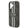 Guess GUHMP16MP4RPSW iPhone 16 Plus6.7 brązowy/brown hardcase 4G Printed Stripes MagSafe