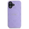 Guess GUHMP16SPSAPSMEU iPhone 16 6.1 fioletowy/purple hardcase Saffiano Peony Classic Logo MagSafe