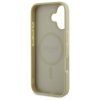 Guess GUHMP16SPSAPSMED iPhone 16 6.1 złoty/gold hardcase Saffiano Peony Classic Logo MagSafe
