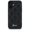 Guess GUHCP16MPSQSQSK iPhone 16 Plus 6.7 czarny/black hardcase Quilted Metal Logo