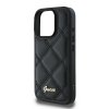 Guess GUHCP16LPSQSQSK iPhone 16 Pro6.3 czarny/black hardcase Quilted Metal Logo
