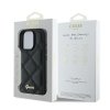 Guess GUHCP16LPSQSQSK iPhone 16 Pro6.3 czarny/black hardcase Quilted Metal Logo
