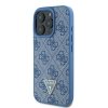 Guess GUHCP16LP4TDSCPB iPhone 16 Pro6.3 niebieski/blue hardcase Leather Metal Logo Strass Crossbody