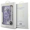 Guess GUHMP16MHFWBRCESU iPhone 16 Plus 6.7 fioletowy/purple hardcase IML Flowers With Pearl Strap MagSafe