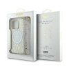 Guess GUHMP16LHCPOFPH iPhone 16 Pro 6.3 biały/white hardcase IML Flowers Allover Electro With Pearl Strap MagSafe