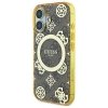 Guess GUHMP16SH4PYEEW iPhone 166.1 brązowy/brown hardcase IML Peony On 4G Background MagSafe