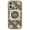 Guess GUHMP16SH4PYEEW iPhone 166.1 brązowy/brown hardcase IML Peony On 4G Background MagSafe