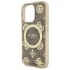 Guess GUHMP16LH4PYEEW iPhone 16 Pro6.3 brązowy/brown hardcase IML Peony On 4G Background MagSafe