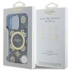 Guess GUHMP16LH4PYEEB iPhone 16 Pro 6.3 niebieski/blue hardcase IML Peony On 4G Background MagSafe