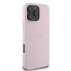 Guess GUHMP16LPGHSMMP iPhone 16 Pro 6.3 różowy/pink hardcase Grained Ring MagSafe