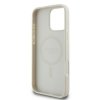 Guess GUHMP16LPGHSMME iPhone 16 Pro6.3 beżowy/beige hardcase Grained Ring MagSafe