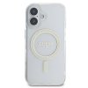 Guess GUHMP16SHFGERET iPhone 166.1 przeźroczysty/transparent hardcase IML Glitter Circle MagSafe