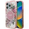 Guess GUHMP16XHFWBDCEP iPhone 16 Pro Max6.9 różowy/pink hardcase IML Flower & Tonal Circle MagSafe
