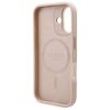 Guess GUHMP16SU4GPRP iPhone 16 6.1 różowy/pink hardcase 4G Logo Plate MagSafe
