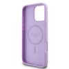 Guess GUHMP16LPSAPSMEU iPhone 16 Pro6.3 fioletowy/purple hardcase Saffiano Peony Classic Logo MagSafe