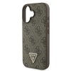 Guess GUHCP16SP4TDSCPW iPhone 166.1 brązowy/brown hardcase Leather Metal Logo Strass Crossbody