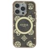Guess GUHMP16XH4PYEEW iPhone 16 Pro Max  6.9 brązowy/brown hardcase IML Peony On 4G Background MagSafe