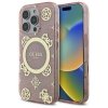 Guess GUHMP16XH4PYEEP iPhone 16 Pro Max  6.9 różowy/pink hardcase IML Peony On 4G Background MagSafe
