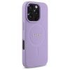 Guess GUHMP16LPSAHMCU iPhone 16 Pro 6.3 fioletowy/purple hardcase Saffiano MagSafe