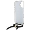 Guess GUHCP16SHC4SEK iPhone 16 6.1      czarny/black hardcase Crossbody Cord 4G Print