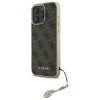 Guess GUHCP16XGF4GBR iPhone 16 Pro Max   6.9 brązowy/brown hardcase 4G Charms Collection
