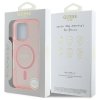 Guess GUHMP16XHFGEREP iPhone 16 Pro Max  6.9 różowy/pink hardcase IML Glitter Circle MagSafe